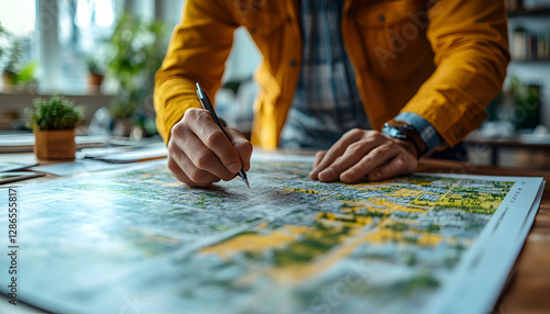 Photo - Urban Planning Map Review Design Strategy Development