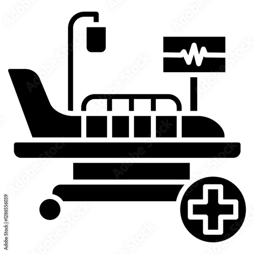 Intensive Care Glyph Icon