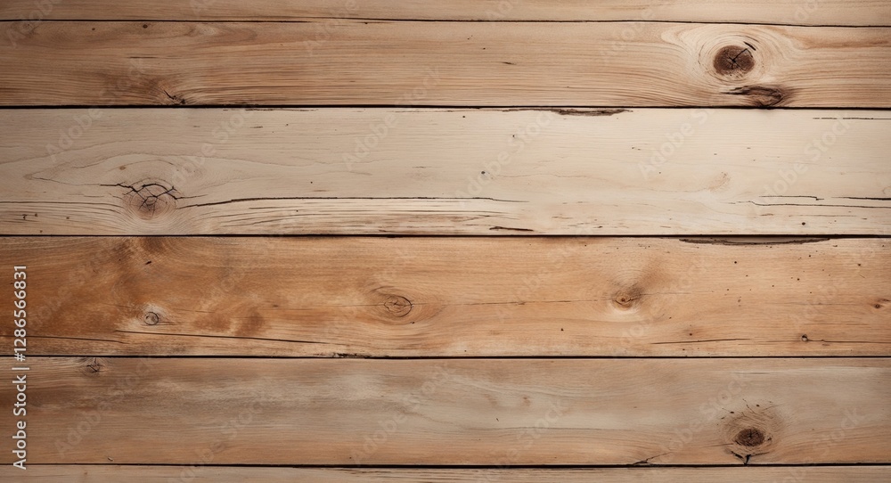 Obraz premium Horizontal wooden planks creating a rustic background ideal for design projects