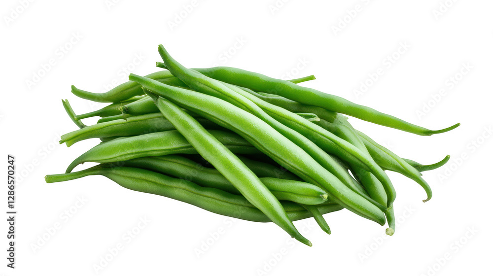 Closeup of fresh green beans, a vibrant culinary delight on dark background fresh Closeup of fresh green beans, a vibrant culinary delight on dark background fresh