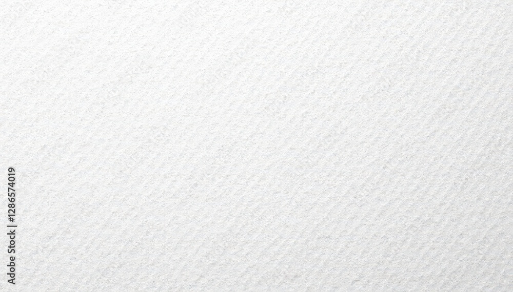 Obraz premium Subtle linen texture on pristine white background, smooth, space, cream