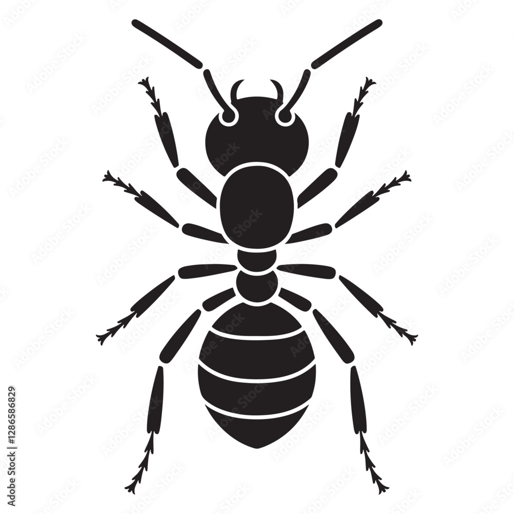 Ant silhouette vector. Ant Vector Design Ant silhouette vector. Ant Vector Design
