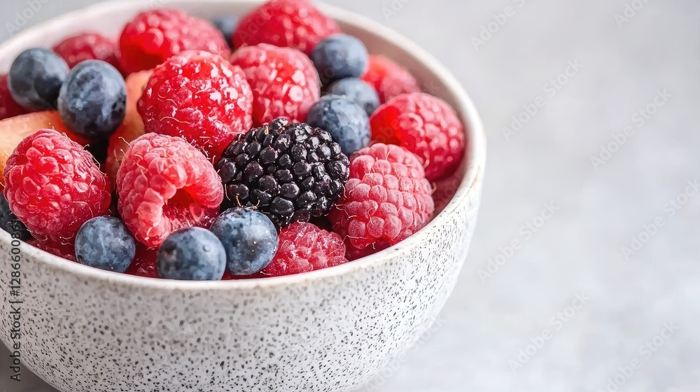 Bowl of Mixed Frozen Berries Bowl of Mixed Frozen Berries
