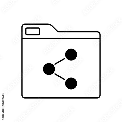 sharing icons  symbol vector elements for infographic web