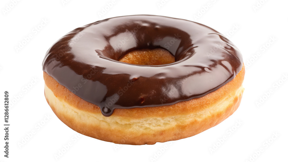 Chocolate Glazed Donut Single, Isolated on Transparent Background, Bakery Treat, Food Photography, donut, dessert, confectionery Chocolate Glazed Donut Single, Isolated on Transparent Background, Bakery Treat, Food Photography, donut, dessert, confectionery