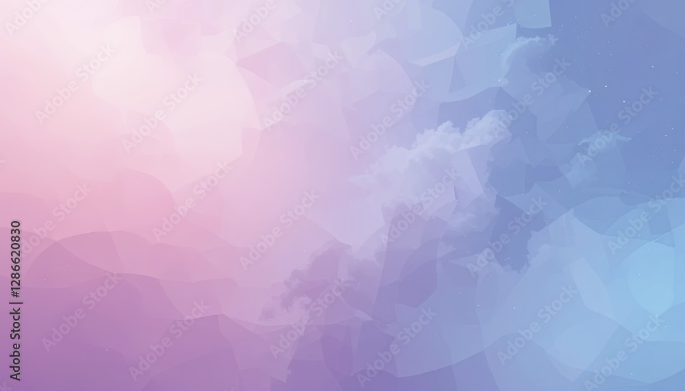 Fototapeta premium Calm abstract background digital art soft colors studio artistic concept