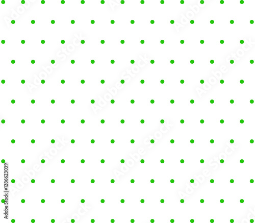Obraz na płótnie seamless pattern of small green circles arranged on a transparent isolated background w salonie