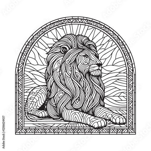 Lion of Judah Mosaic Art, Jesus Christ as the King of Kings Mini