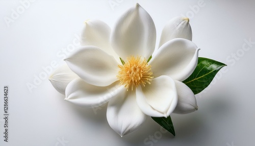 white flower on white，Art 