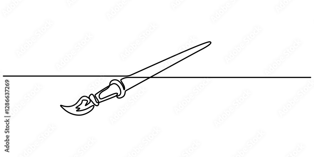 Paintbrush continuous one line drawing vector illustration, Isolated on white background vector, simple, hand drawn and sketch style. for icons, symbols, signs or logos. PNG, minimalist style concept. Paintbrush continuous one line drawing vector illustration, Isolated on white background vector, simple, hand drawn and sketch style. for icons, symbols, signs or logos. PNG, minimalist style concept.