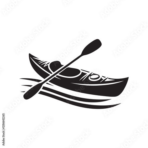 Kayak silhouette design Vector (1).eps