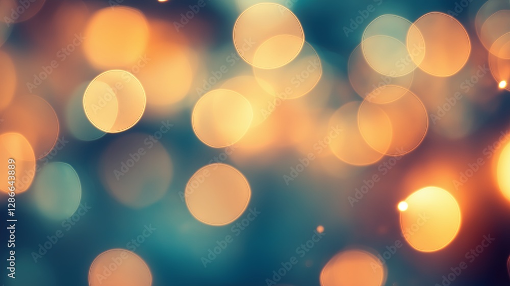Fototapeta premium A dreamy soft blur of warm and cool tones blending seamlessly.