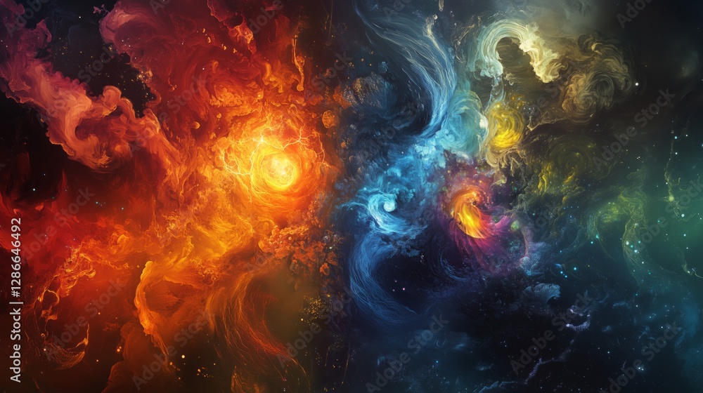 The brilliant colors of cosmic nebulae The brilliant colors of cosmic nebulae