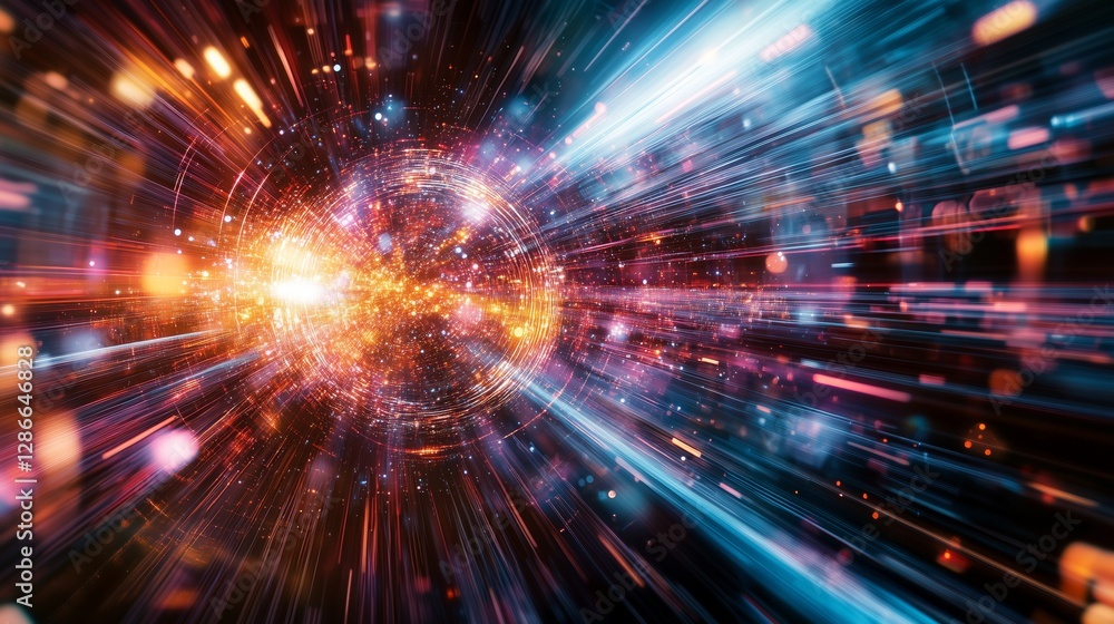 The speed of light shuttle in the space-time tunnel