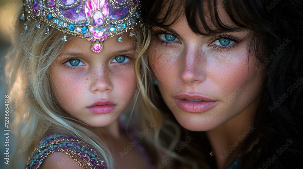 Obraz premium Multicultural Family Harmony.