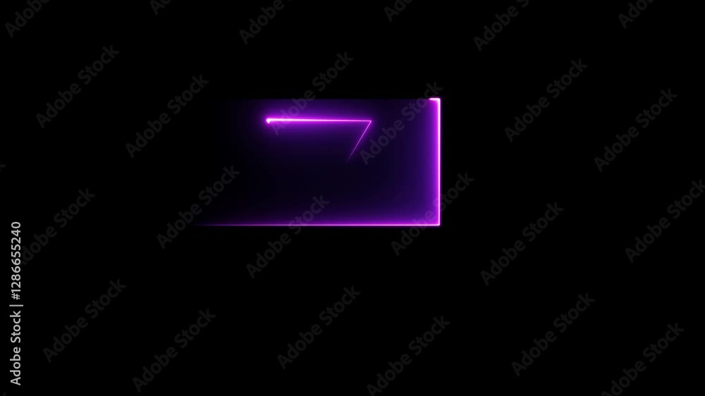 Neon effec rectangle and t triangle frame animation and seamless looping background. Neon effec rectangle and t triangle frame animation and seamless looping background.