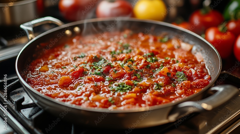 Italian style tomato basil stew Italian style tomato basil stew