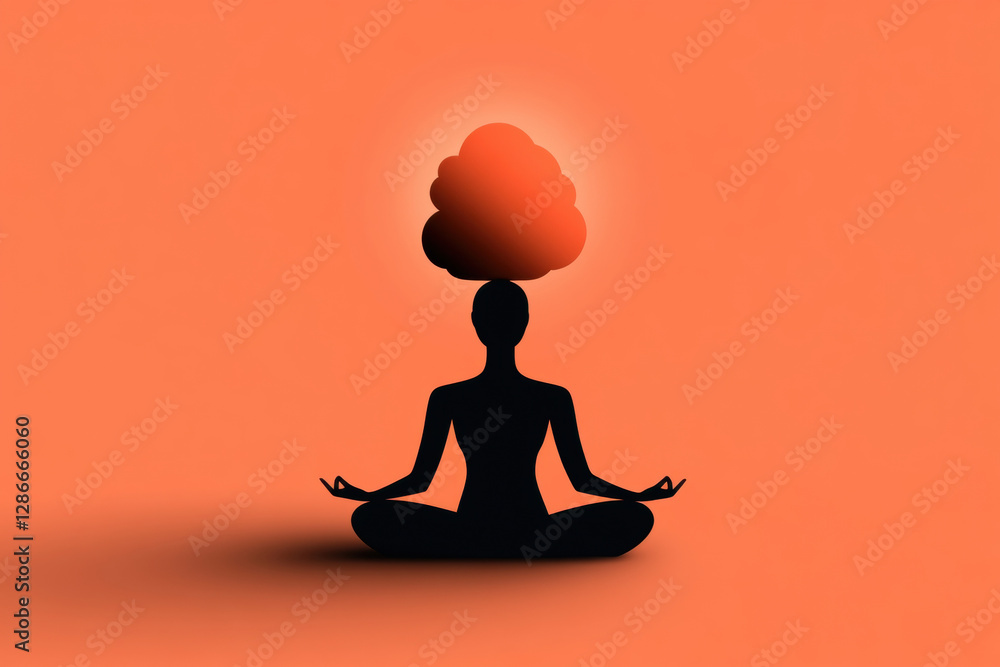 What you think you become, A meditative figure radiating a glowing aura, captured in high fidelity, showcasing tranquility and positivity. What you think you become, A meditative figure radiating a glowing aura, captured in high fidelity, showcasing tranquility and positivity.