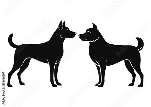 vector--isolated-black-silhouette-of-a-dog