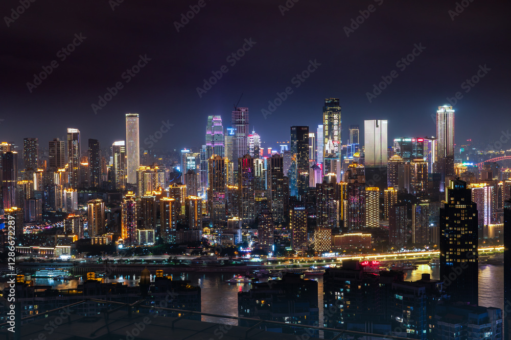 hong kong skyline at night hong kong skyline at night