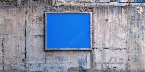 Wallpaper Mural Blue sign is on a wall Torontodigital.ca