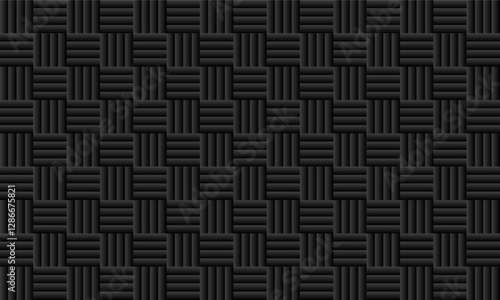 Fashionable 3D black background vector
Vector background of soundproofing panel, wallpaper, wall, icon