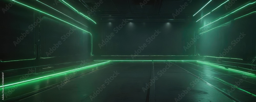 Vibrant and vivid green lines creating a vibrant and lively atmosphere, illustration, abstract, wallpaper Vibrant and vivid green lines creating a vibrant and lively atmosphere, illustration, abstract, wallpaper
