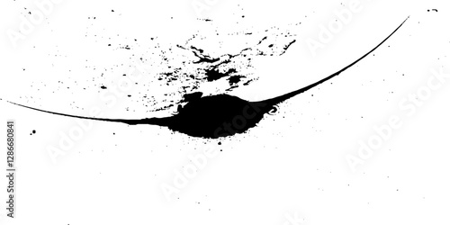 Distressed black texture. Dark grainy texture on white background. Dust overlay textured. Grain noise particles. Rusted white effect. Grunge design elements. Vector illustration, EPS 10.