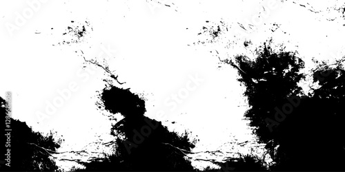 Distressed black texture. Dark grainy texture on white background. Dust overlay textured. Grain noise particles. Rusted white effect. Grunge design elements. Vector illustration, EPS 10.