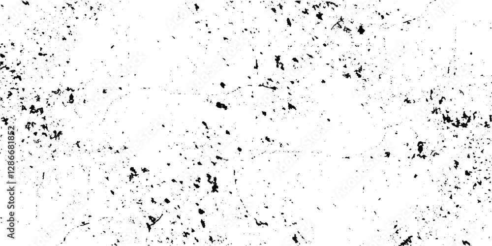 Distressed black texture. Dark grainy texture on white background. Dust overlay textured. Grain noise particles. Rusted white effect. Grunge design elements. Vector illustration, EPS 10. Distressed black texture. Dark grainy texture on white background. Dust overlay textured. Grain noise particles. Rusted white effect. Grunge design elements. Vector illustration, EPS 10.
