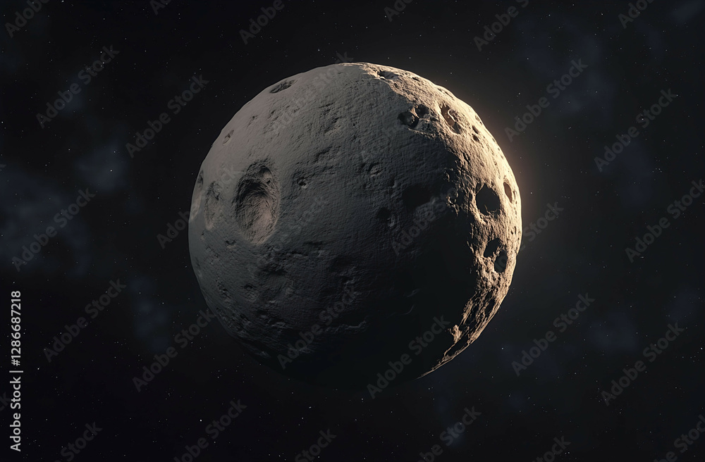 Fototapeta premium moon in the outer space