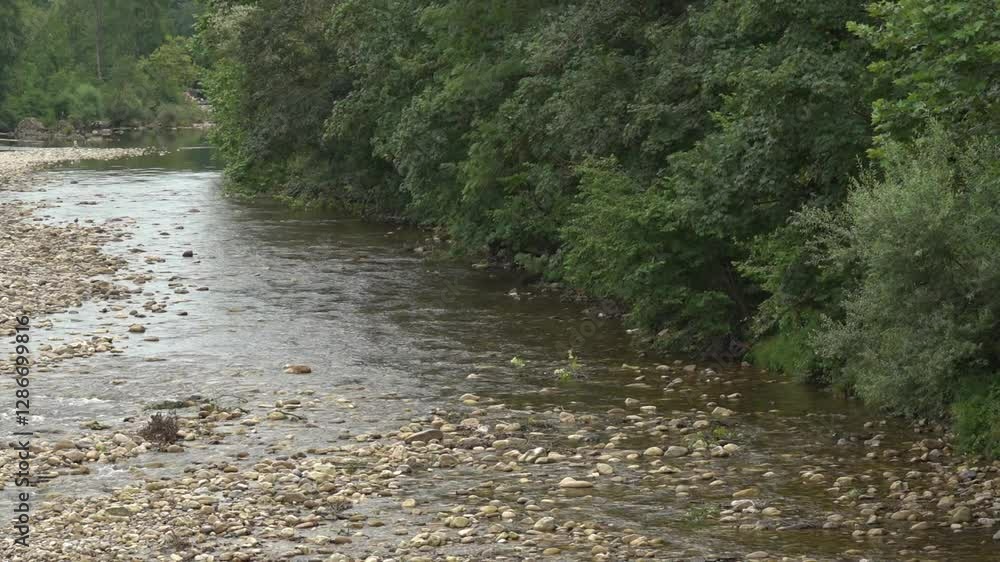 View of the Sella River in summer in northern Spain - 338
