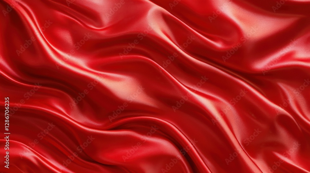 A detailed close-up showcasing the luxurious texture of red silk, emphasizing its smooth and lustrous surface. A detailed close-up showcasing the luxurious texture of red silk, emphasizing its smooth and lustrous surface.