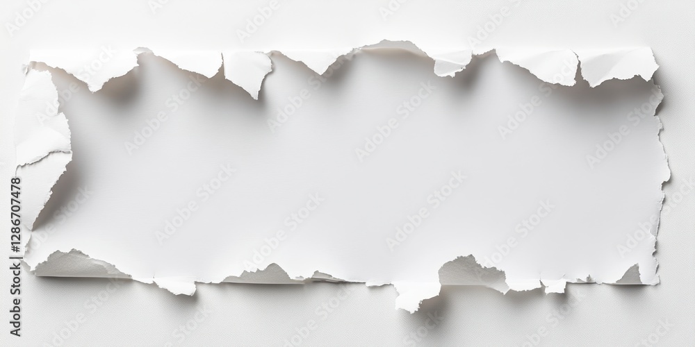 A detailed close-up view of a piece of paper featuring a clear hole, showcasing texture and depth in the material. A detailed close-up view of a piece of paper featuring a clear hole, showcasing texture and depth in the material.