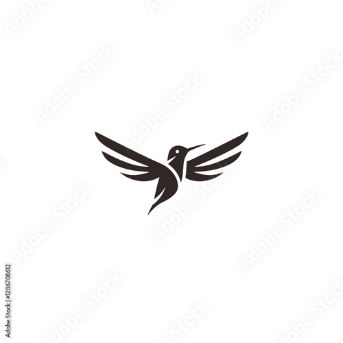 Hummingbird Vector Logo Design