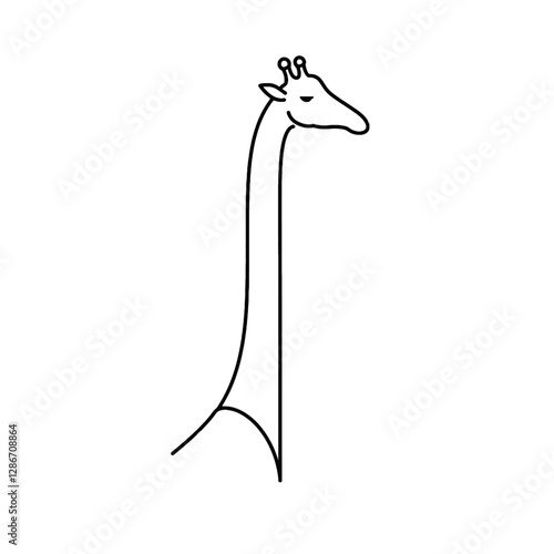 Giraffe Vector Logo Design