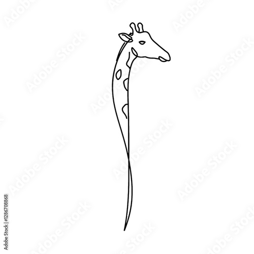 Giraffe Vector Logo Design