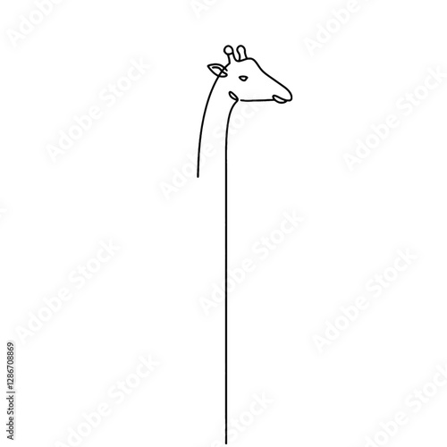 Giraffe Vector Logo Design