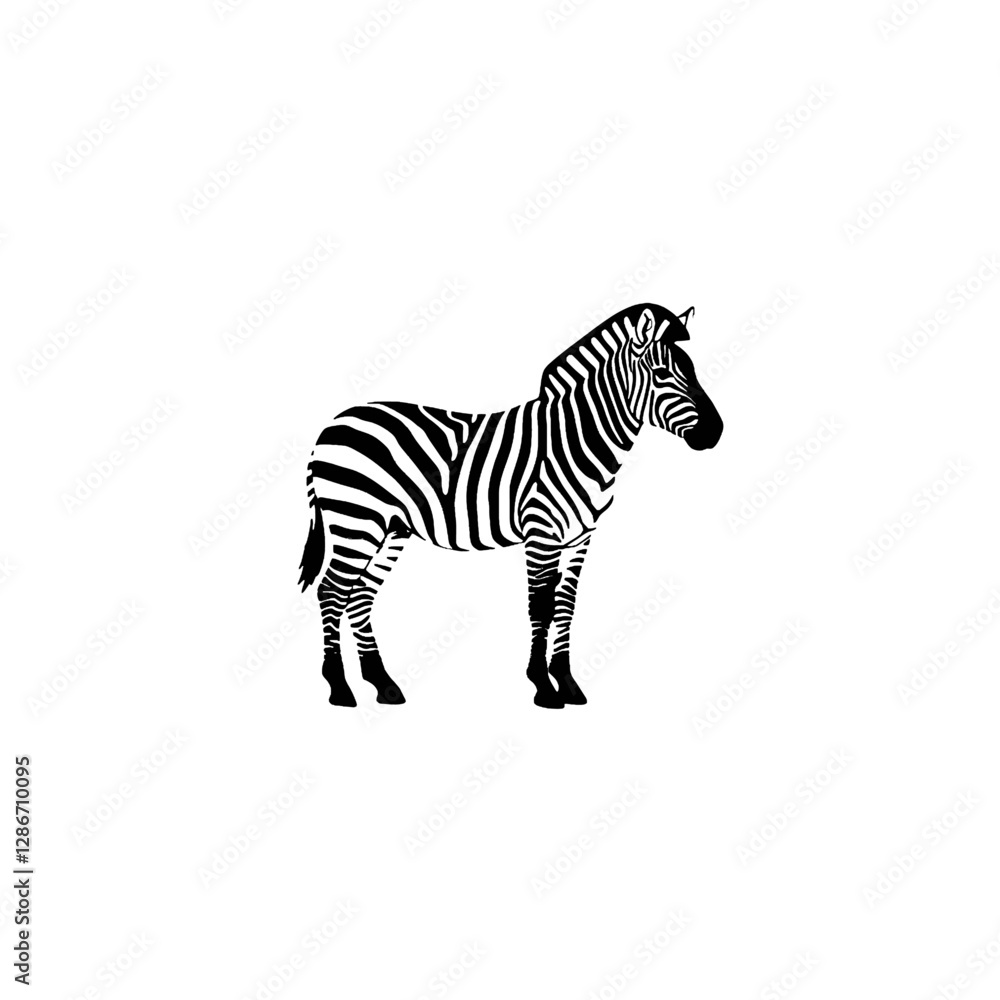 Zebra Vector Logo Design Zebra Vector Logo Design