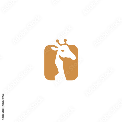 Giraffe Vector Logo Design