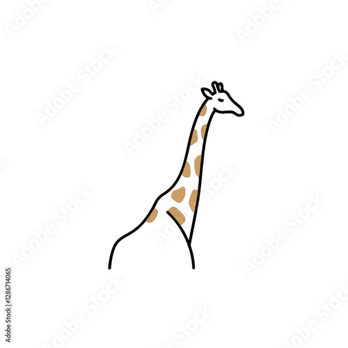 Giraffe Vector Logo Design