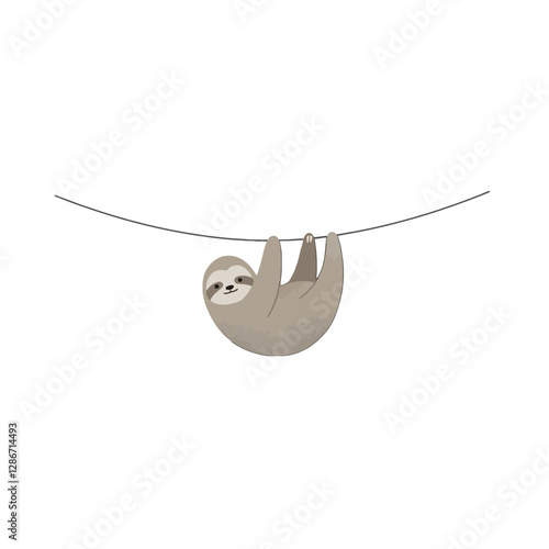 Sloth Vector Logo Design