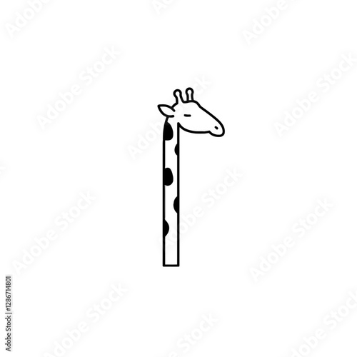 Giraffe Vector Logo Design