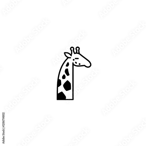Giraffe Vector Logo Design