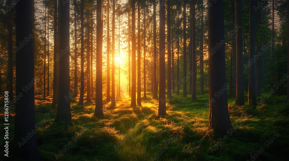 Fototapeta premium Eibsee Lake Surrounded by Lush Pine Forest