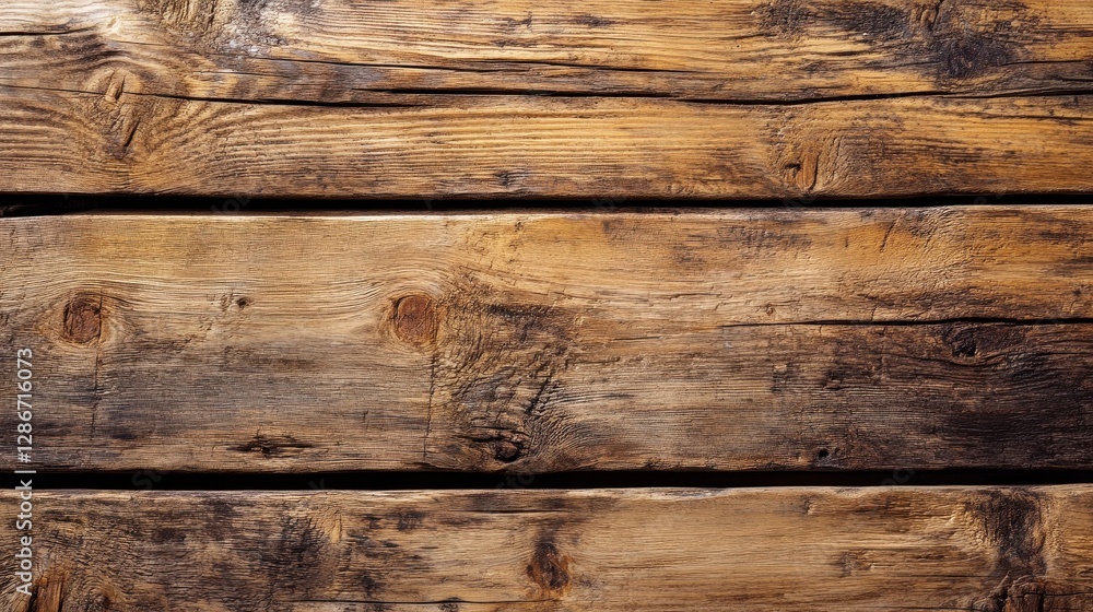 Close-up of rustic wooden planks showcasing their natural texture and grain patterns. Close-up of rustic wooden planks showcasing their natural texture and grain patterns.