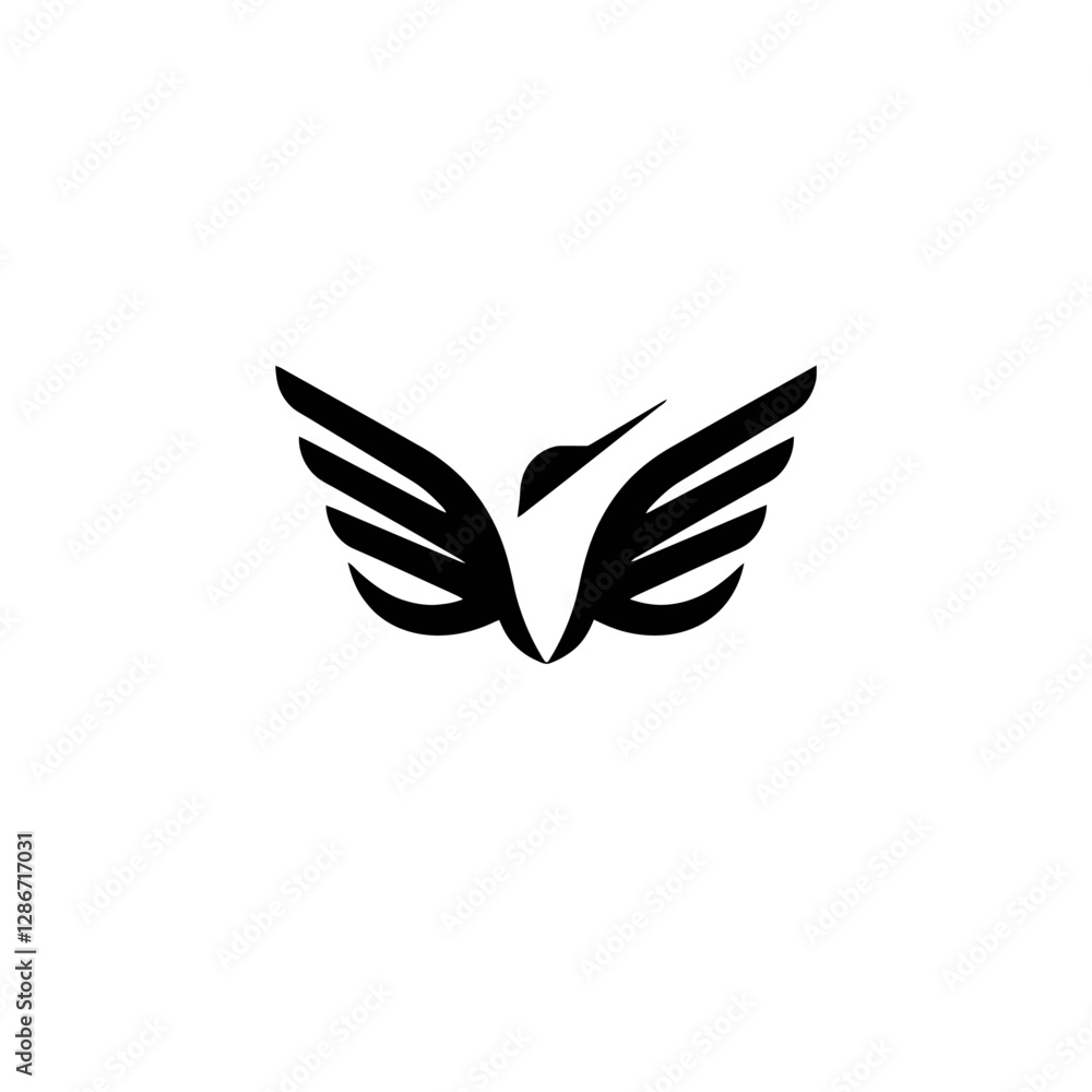 Fototapeta premium Hummingbird Vector Logo Design