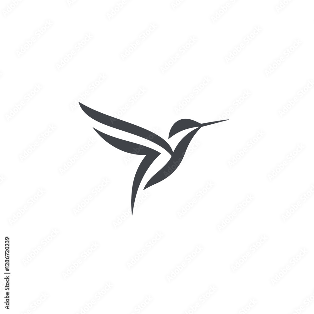 Hummingbird Vector Logo Design Hummingbird Vector Logo Design