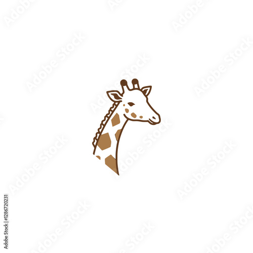 Giraffe Vector Logo Design