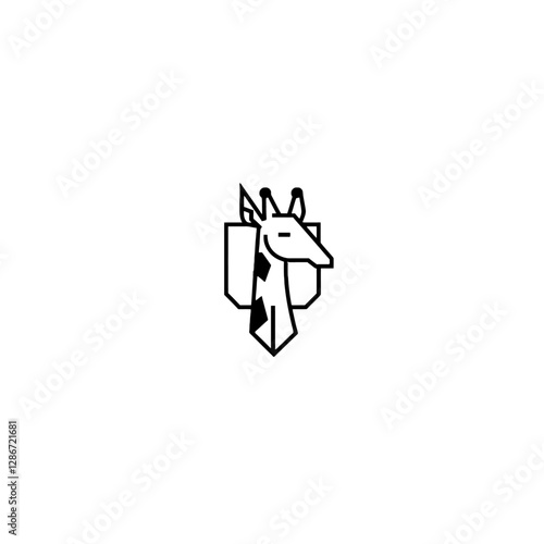 Giraffe Vector Logo Design